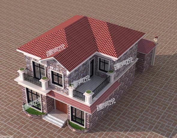 農(nóng)村最漂亮二層別墅設(shè)計圖，25萬就能建，圖紙看到快收藏了