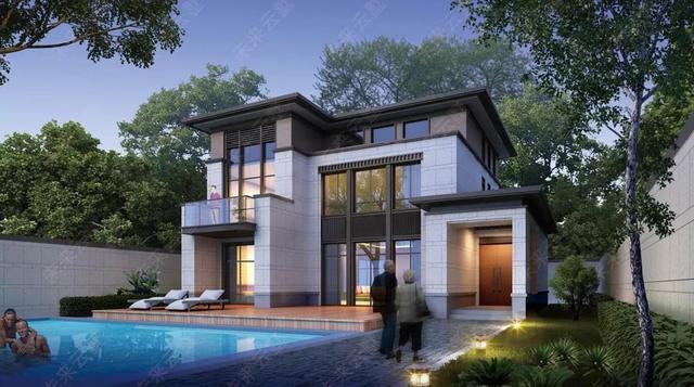 58.8萬新中式別墅設(shè)計(jì)圖紙，139.9㎡五室四廳