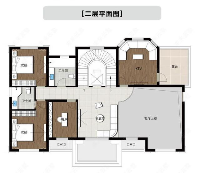 三層法式風(fēng)格別墅設(shè)計(jì)圖，200㎡十室四廳六衛(wèi)，讓你感受法式浪漫！