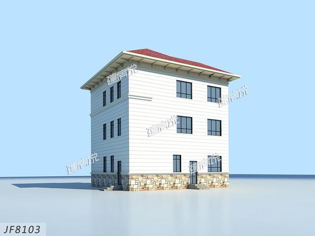 120㎡的大氣別墅設計圖，姨媽說整體下來也就花了60萬，太劃算了！