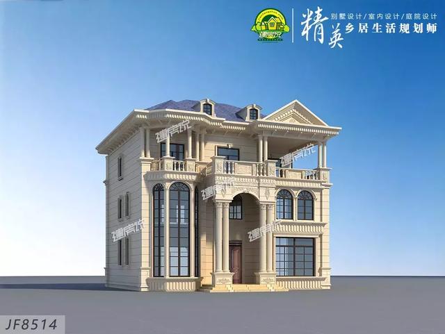 豪華別墅設(shè)計(jì)圖，江西老表花52萬建了棟，雍容華貴，人人夸他有本事