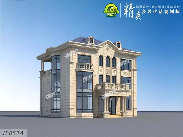 豪華別墅設(shè)計(jì)圖，江西老表花52萬建了棟，雍容華貴，人人夸他有本事