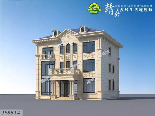 豪華別墅設(shè)計(jì)圖，江西老表花52萬建了棟，雍容華貴，人人夸他有本事