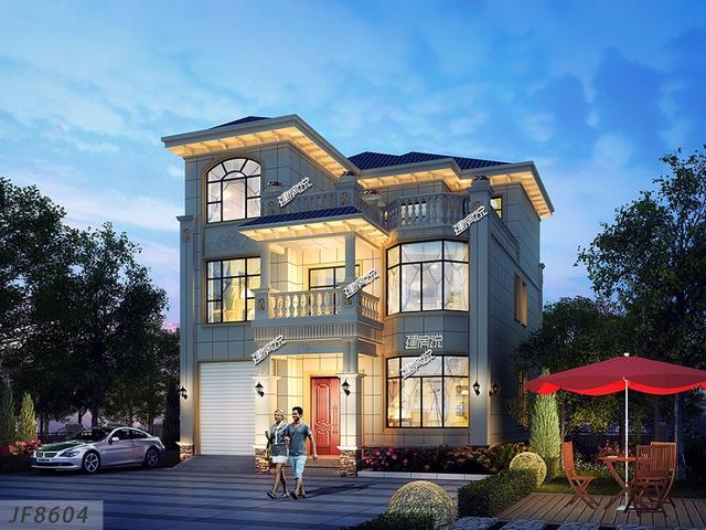 三層別墅設(shè)計(jì)圖，花34萬(wàn)建了棟，對(duì)象媽媽看完之后，叫我改口叫媽