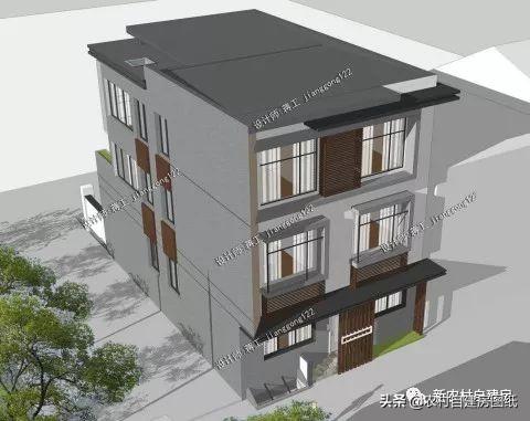 一款現(xiàn)代別墅設計圖，驚動了十里八鄉(xiāng)，村長點名房子都要照著這個建