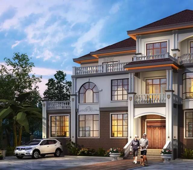 奢華歐式別墅設(shè)計(jì)圖，棋牌室，書(shū)房，大露臺(tái)，都只是標(biāo)配