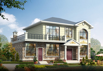 農(nóng)村27萬二層自建別墅設計圖，占地140平米左右，戶型極好