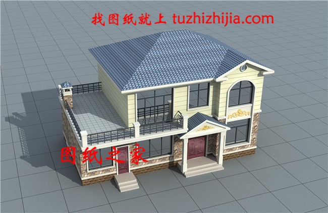 農(nóng)村27萬(wàn)二層自建別墅設(shè)計(jì)圖，占地140平米左右，戶型極好