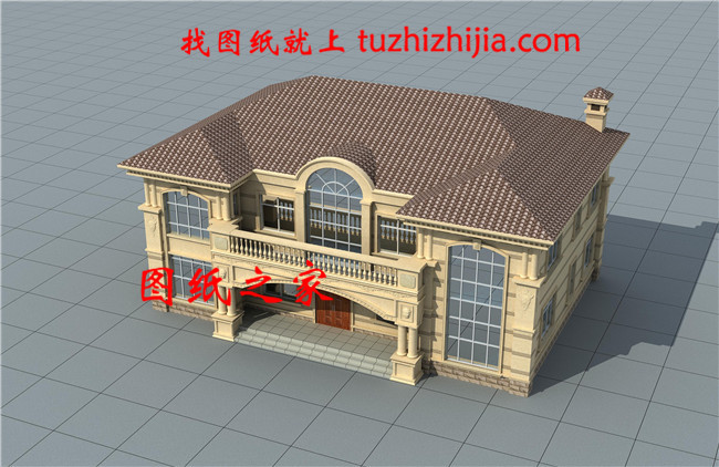 50萬左右農(nóng)村豪華二層別墅 ，大廳中空，外觀精美獨特