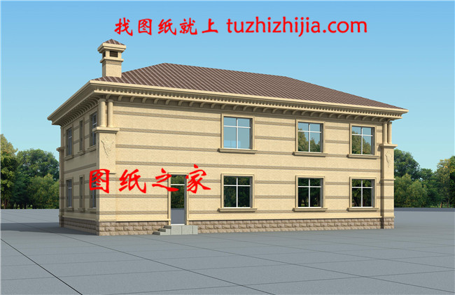 50萬左右農(nóng)村豪華二層別墅 ，大廳中空，外觀精美獨特