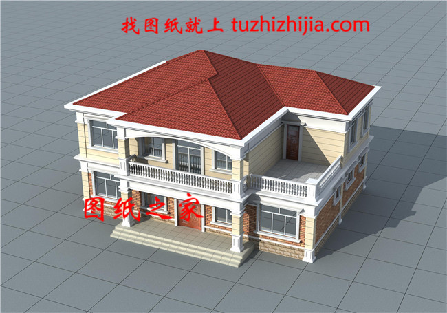 200平米2層別墅設(shè)計圖，別墅的配色清新淡雅