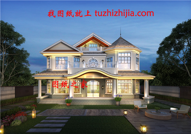 五十萬(wàn)二層半鄉(xiāng)村別墅，占地200平米左右，客廳挑空設(shè)計(jì)