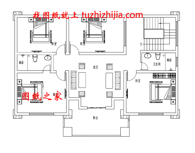 帶地下室二層精致歐式小別墅圖片，占地160平米左右