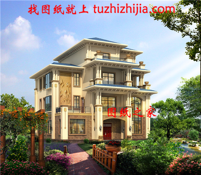 新農(nóng)村四層復(fù)式獨(dú)棟別墅設(shè)計(jì)戶型圖片