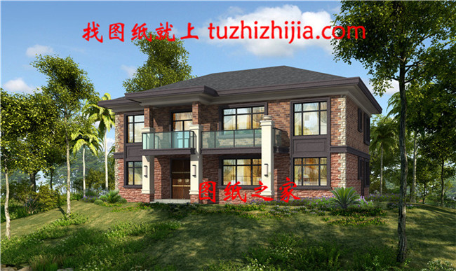 最新經(jīng)濟(jì)實(shí)用農(nóng)村二層自建房別墅圖片，美觀大方