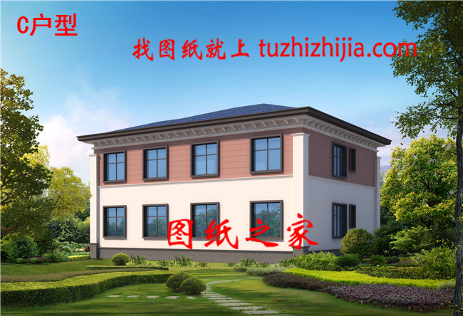 高品質(zhì)簡(jiǎn)單精致帶儲(chǔ)藏室兩層農(nóng)村自建房