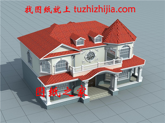 18X12米農(nóng)村二層溫馨小別墅設(shè)計(jì)圖