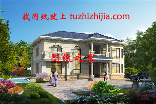 二層簡(jiǎn)約高端別墅，歐式精美、現(xiàn)代洋氣