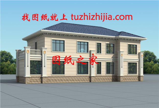 二層簡(jiǎn)約高端別墅，歐式精美、現(xiàn)代洋氣