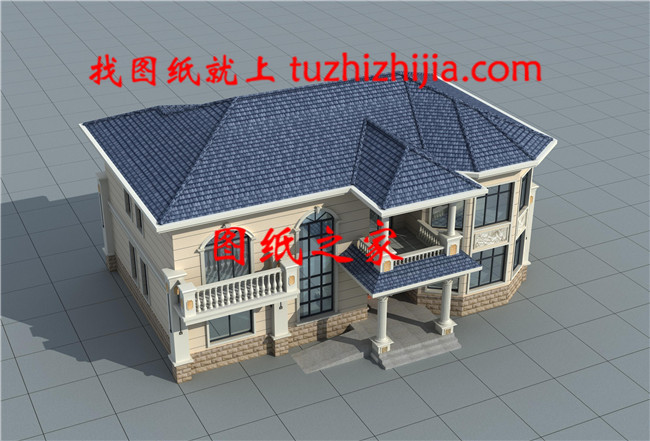 二層簡(jiǎn)約高端別墅，歐式精美、現(xiàn)代洋氣