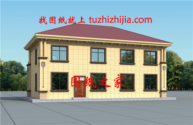 170平方米歐式二層自建別墅設(shè)計(jì)圖