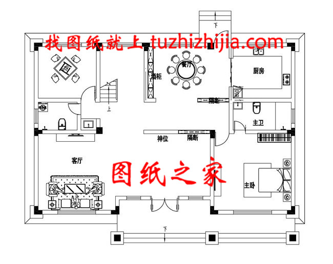 170平方米歐式二層自建別墅設(shè)計(jì)圖