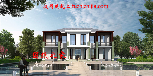 18x11米現(xiàn)代風(fēng)格二層別墅，簡約時尚