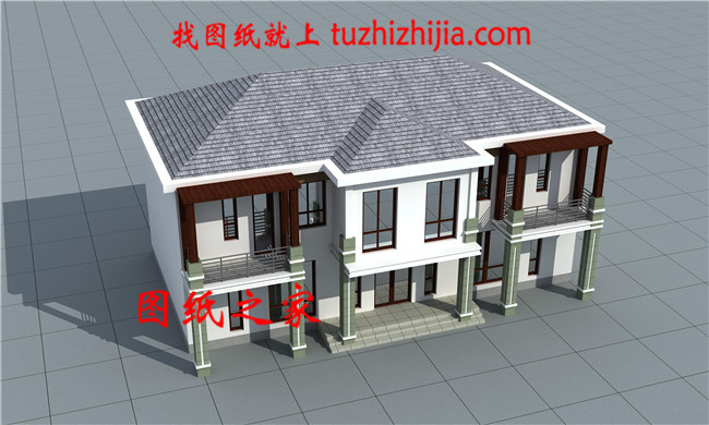 18x11米現(xiàn)代風(fēng)格二層別墅，簡約時尚