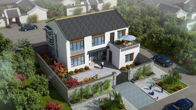 8套清新雅致的新中式別墅設(shè)計圖，這才是中國農(nóng)村該有的樣子