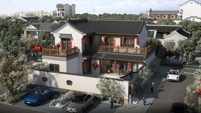 8套清新雅致的新中式別墅設(shè)計圖，這才是中國農(nóng)村該有的樣子