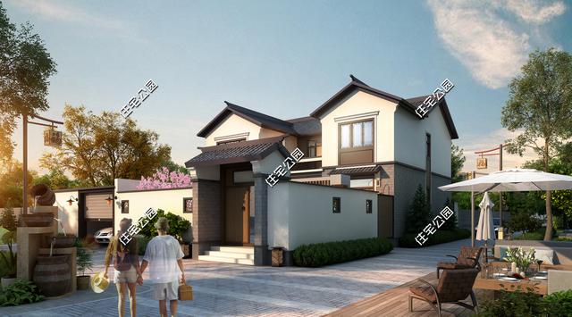 8套清新雅致的新中式別墅設(shè)計圖，這才是中國農(nóng)村該有的樣子