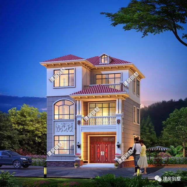 小戶型的農(nóng)村別墅設(shè)計(jì)圖，小面寬也有大格局，別墅既靚又實(shí)用