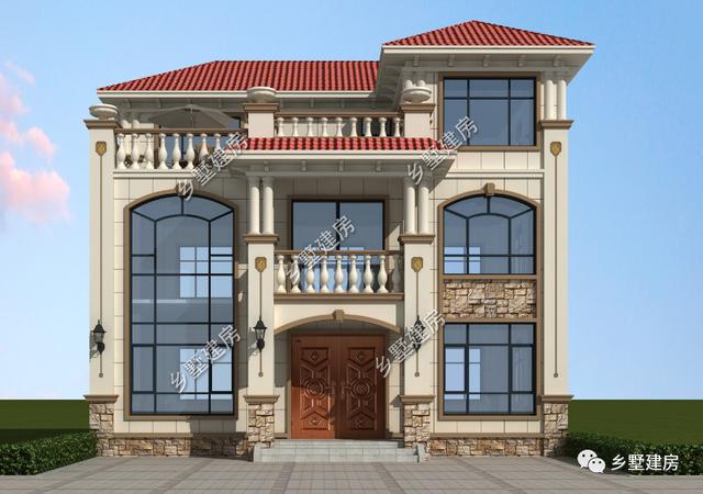 農(nóng)村自建別墅設(shè)計(jì)圖，22萬建成，挑空客廳+超大陽臺，美觀又實(shí)用