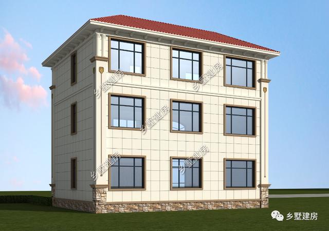 農(nóng)村自建別墅設(shè)計(jì)圖，22萬建成，挑空客廳+超大陽臺，美觀又實(shí)用