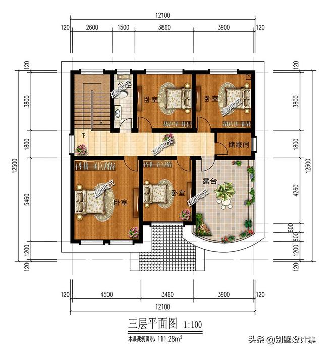 三層豪華歐式別墅設計圖，滿滿的華麗麗豪宅既視感