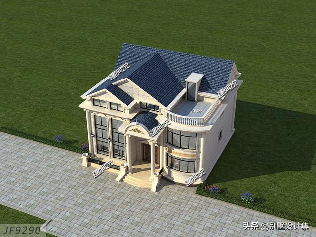 三層豪華歐式別墅設計圖，滿滿的華麗麗豪宅既視感