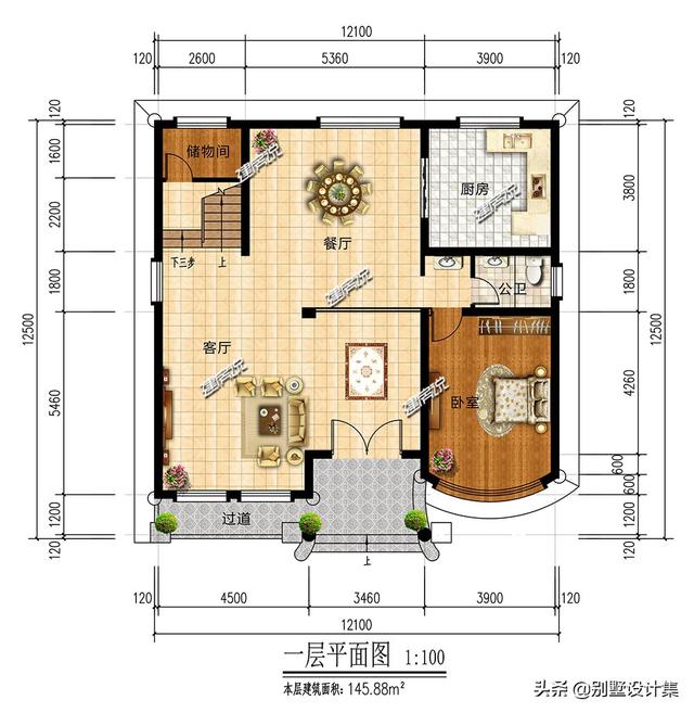 三層豪華歐式別墅設計圖，滿滿的華麗麗豪宅既視感
