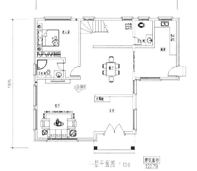 兩款平屋頂別墅設(shè)計(jì)圖紙，外觀漂亮，戶型簡(jiǎn)單大方，適合農(nóng)村建造