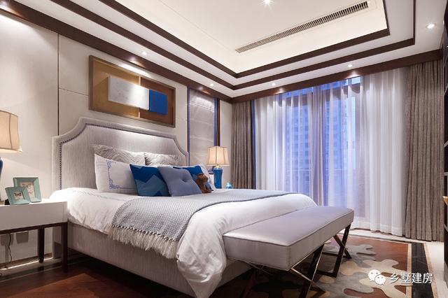 新中式風(fēng)格農(nóng)村自建別墅設(shè)計(jì)圖，充分展示了中國風(fēng)建筑的魅力