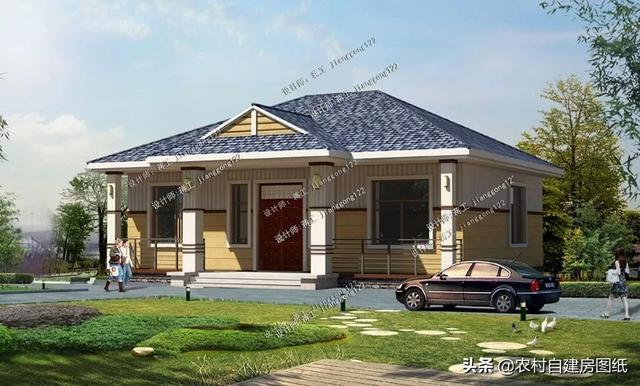 9款農村小別墅設計圖，造價都很經濟，預算在20萬左右