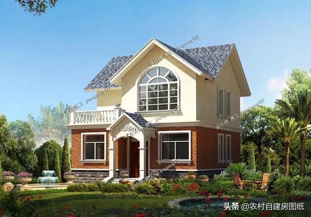 9款農村小別墅設計圖，造價都很經濟，預算在20萬左右
