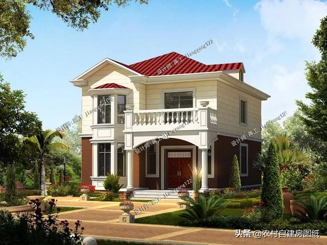 9款農村小別墅設計圖，造價都很經濟，預算在20萬左右