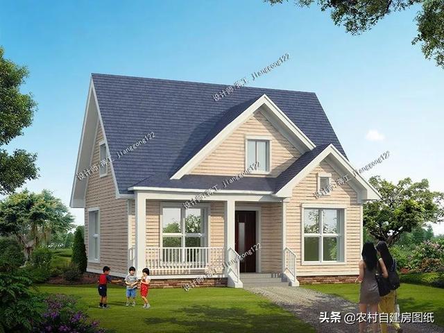 9款農村小別墅設計圖，造價都很經濟，預算在20萬左右