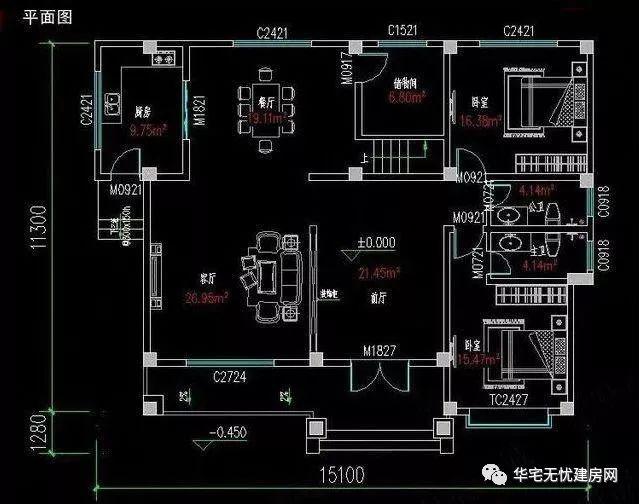 兩款新農(nóng)村自建房設(shè)計(jì)圖，獨(dú)立設(shè)計(jì)的廚房非常受歡迎