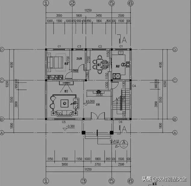 2024年時下最火爆的農(nóng)村自建房設(shè)計圖，外觀精美，戶型實用