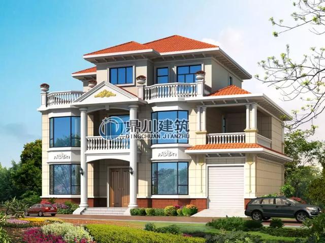 8套農(nóng)村別墅圖紙，開間15米，都好氣派，一輩子建一棟足矣