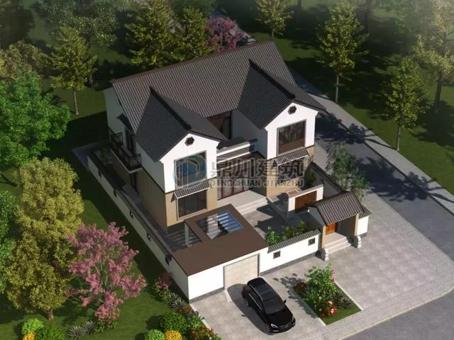 8套農(nóng)村別墅圖紙，開間15米，都好氣派，一輩子建一棟足矣