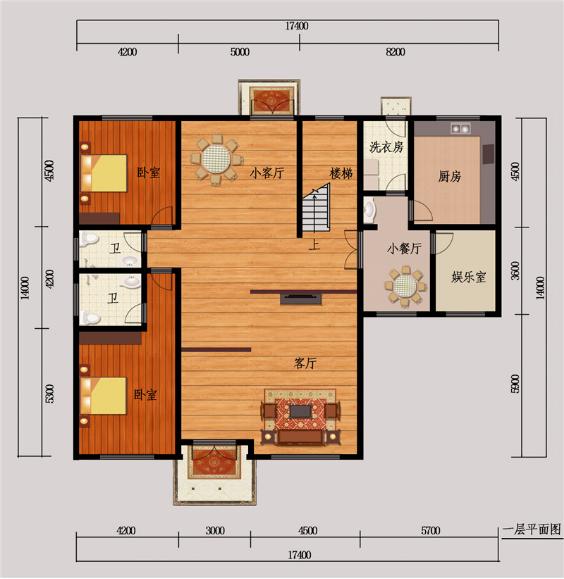 兩款經(jīng)典戶型別墅設(shè)計(jì)圖，造價(jià)25萬(wàn)就能蓋得起的別墅