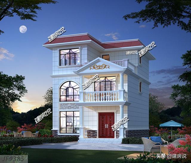 90平方米左右3款自建別墅設(shè)計(jì)圖，宅基地小，照樣建得漂亮高大上！