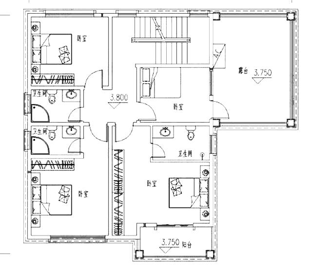 2款平屋頂鄉(xiāng)村別墅戶型設(shè)計(jì)圖，低成本，易施工！